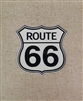 Large Route 66 Shield Magnet