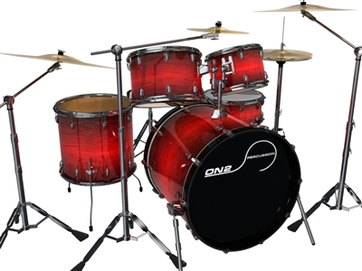 *TEST* Universal Drum Wraps - Active Red