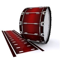 Dynasty 1st Generation Bass Drum Slip - Apple Maple Fade (Red)