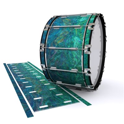 Dynasty 1st Generation Bass Drum Slip - Aquamarine Blue Pearl (Aqua)