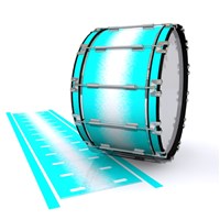 Dynasty 1st Generation Bass Drum Slip - Aqua Wake (Aqua)