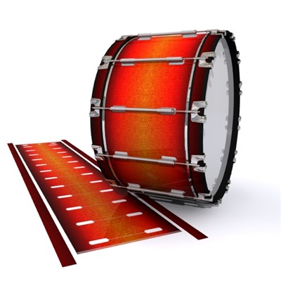 Dynasty 1st Generation Bass Drum Slip - Coral Sunset (Orange)