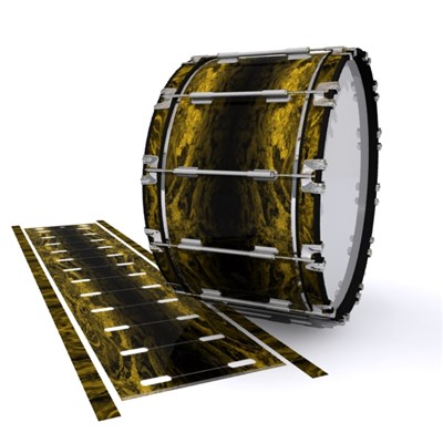 Dynasty 1st Generation Bass Drum Slip - Desert GEO Marble Fade (Yellow)