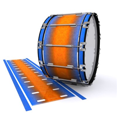 Dynasty 1st Generation Bass Drum Slip - Exuma Sunset (Blue) (Orange)