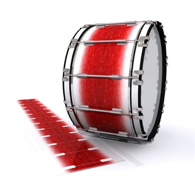 Dynasty 1st Generation Bass Drum Slip - Frosty Red (Red)