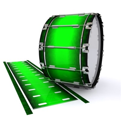 Dynasty 1st Generation Bass Drum Slip - Green Grain Fade (Green)