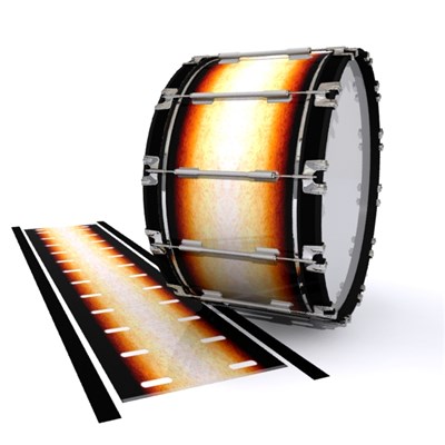 Dynasty 1st Generation Bass Drum Slip - Historic Dawn (Orange)