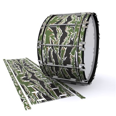 Dynasty 1st Generation Bass Drum Slip - Liberator Tiger Camouflage (Green)