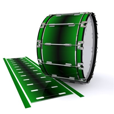 Dynasty 1st Generation Bass Drum Slip - Molecular Green Fade (Green)