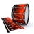 Dynasty 1st Generation Bass Drum Slip - Red Flames (Themed)