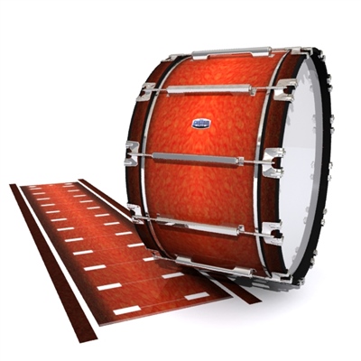 Dynasty Custom Elite Bass Drum Slip - Autumn Fade (Orange)