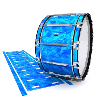 Dynasty Custom Elite Bass Drum Slip - Blue Cosmic Glass (Blue)