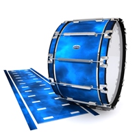 Dynasty Custom Elite Bass Drum Slip - Blue Smokey Clouds (Themed)