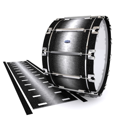 Dynasty Custom Elite Bass Drum Slip - Burnout Black (Neutral)