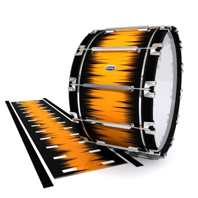 Dynasty Custom Elite Bass Drum Slip - Daybreak (Orange)