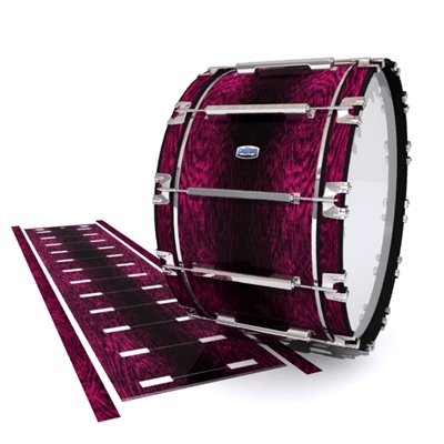 Dynasty Custom Elite Bass Drum Slip - Festive Pink Rosewood (Pink)