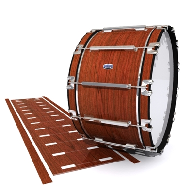 Dynasty Custom Elite Bass Drum Slip - French Mahogany (Neutral)