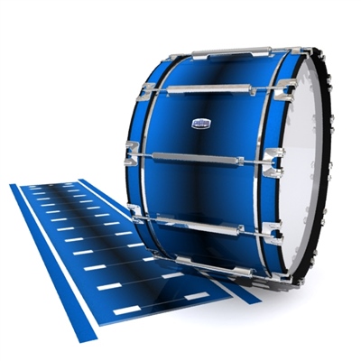 Dynasty Custom Elite Bass Drum Slip - Into The Deep (Blue)