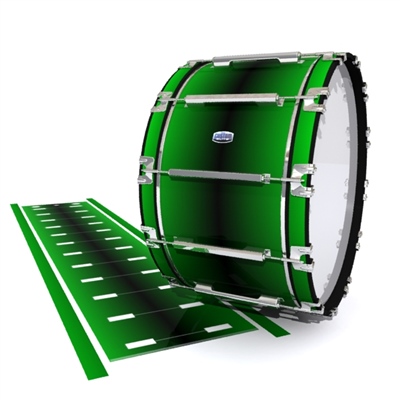 Dynasty Custom Elite Bass Drum Slip - Molecular Green Fade (Green)