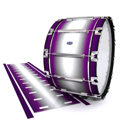 Dynasty Custom Elite Bass Drum Slip - Royal Winter (Purple)