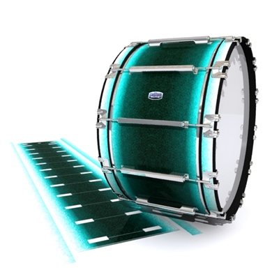 Dynasty Custom Elite Bass Drum Slip - Seaside (Aqua) (Green)