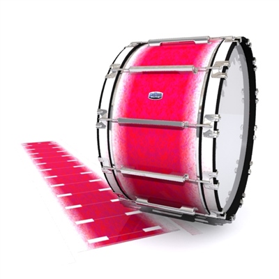 Dynasty Custom Elite Bass Drum Slip - Snow Blaze (Pink)