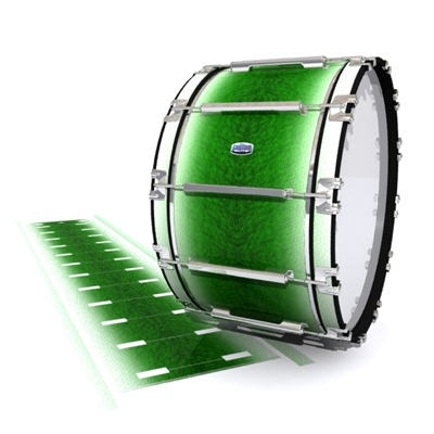 Dynasty Custom Elite Bass Drum Slip - Snowy Evergreen (Green)