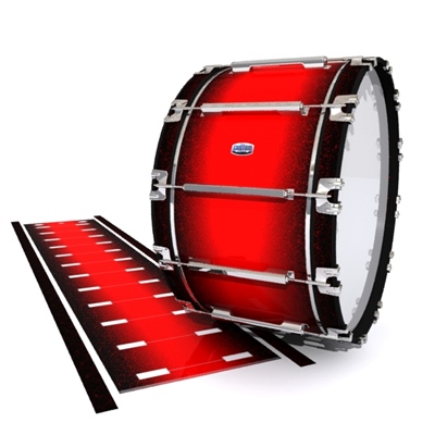 Dynasty Custom Elite Bass Drum Slip - Super Dragon Red (Red)