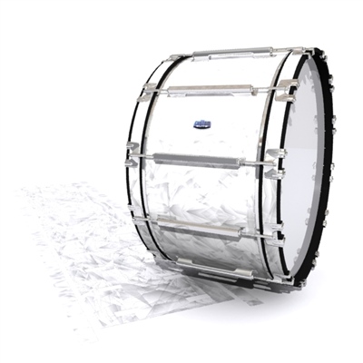 Dynasty Custom Elite Bass Drum Slip - White Cosmic Glass (Neutral)