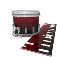 Dynasty DFX 1st Gen. Snare Drum Slip  - Burgundy Rock (Red)