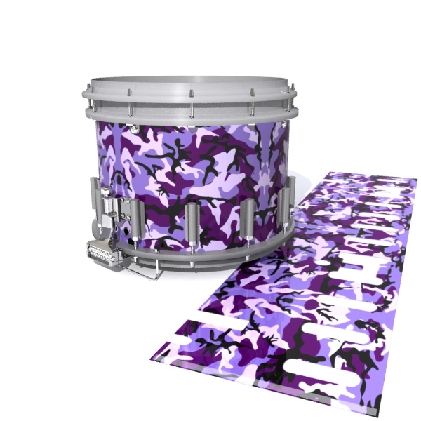 Dynasty DFX 1st Gen. Snare Drum Slip - Coastline Dusk Traditional Camouflage (Purple)