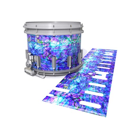 Dynasty DFX 1st Gen. Snare Drum Slip - Electro Blue Plasma (Blue) (Purple)