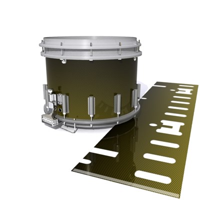 Dynasty DFX 1st Gen. Snare Drum Slip - Gold Carbon Fade (Yellow)