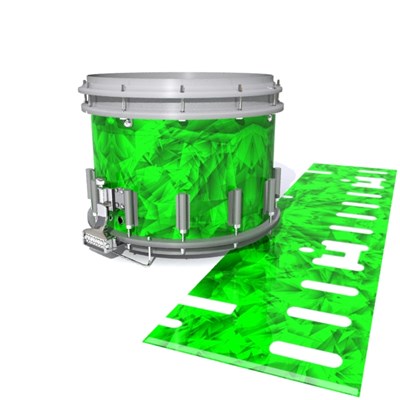 Dynasty DFX 1st Gen. Snare Drum Slip - Green Cosmic Glass (Green)