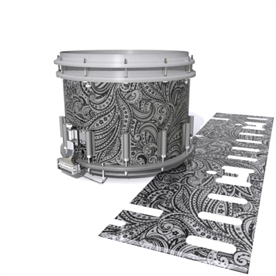 Dynasty DFX 1st Gen. Snare Drum Slip - Grey Paisley (Themed)