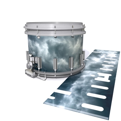 Dynasty DFX 1st Gen. Snare Drum Slip - Grey Smokey Clouds (Themed)