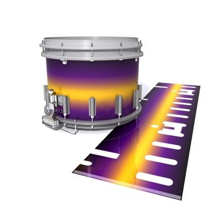 Dynasty DFX 1st Gen. Snare Drum Slip - Light Barrier Fade (Purple) (Yellow)