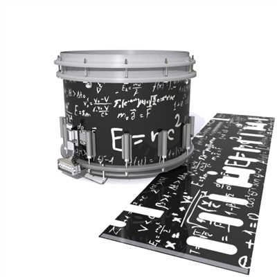 Dynasty DFX 1st Gen. Snare Drum Slip - Mathmatical Equations on Black (Themed)