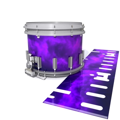 Dynasty DFX 1st Gen. Snare Drum Slip - Purple Smokey Clouds (Themed)