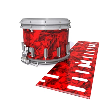 Dynasty DFX 1st Gen. Snare Drum Slip - Red Cosmic Glass (Red)