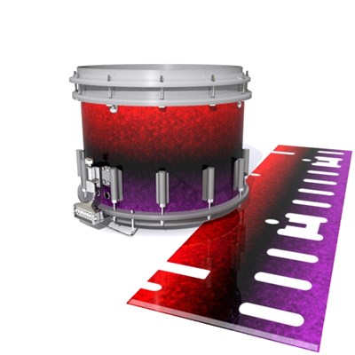 Dynasty DFX 1st Gen. Snare Drum Slip - Rosso Galaxy Fade (Red) (Purple)