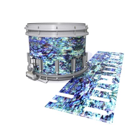 Dynasty DFX 1st Gen. Snare Drum Slip - Seabed Abalone (Blue) (Aqua)