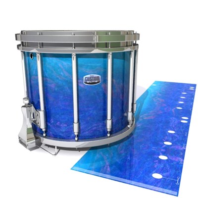 Dynasty Custom Elite Snare Drum Slip - Aquatic Blue Fade (Blue)