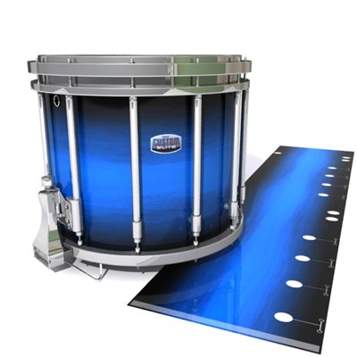 Dynasty Custom Elite Snare Drum Slip - Azure Stain Fade (Blue)