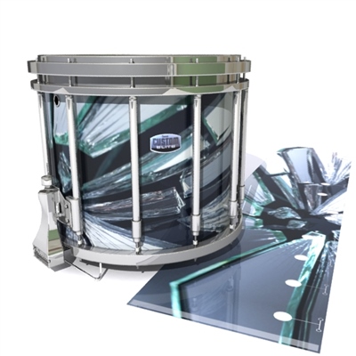 Dynasty Custom Elite Snare Drum Slip - Broken Glass (Themed)