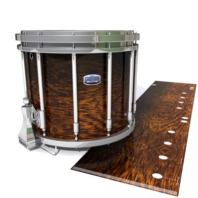 Dynasty Custom Elite Snare Drum Slip - Caramel Rosewood (Neutral)