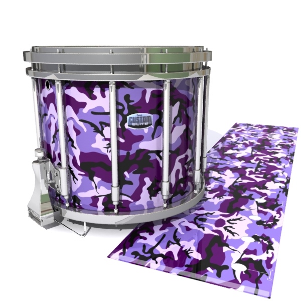 Dynasty Custom Elite Snare Drum Slip - Coastline Dusk Traditional Camouflage (Purple)