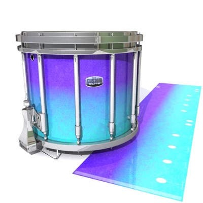 Dynasty Custom Elite Snare Drum Slip - Dejavu (Blue)