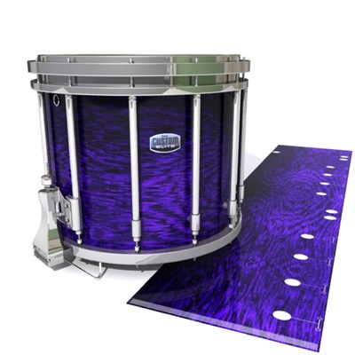 Dynasty Custom Elite Snare Drum Slip - Electric Purple Rosewood (Purple)