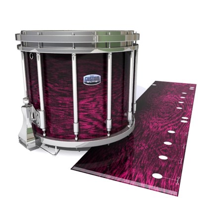 Dynasty Custom Elite Snare Drum Slip - Festive Pink Rosewood (Pink)